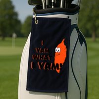 I Yam What I Yam Funny Yam Golf Towel