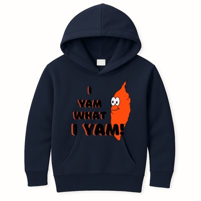 I Yam What I Yam Funny Yam Kids Hoodie
