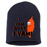 I Yam What I Yam Funny Yam Short Acrylic Beanie
