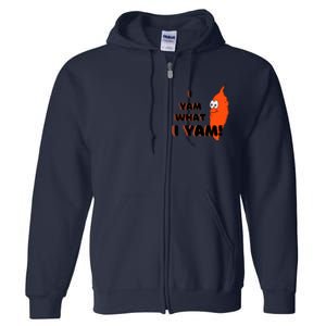 I Yam What I Yam Funny Yam Full Zip Hoodie