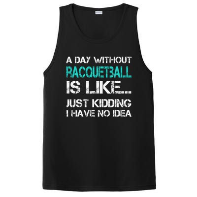 If You Wanted A Soft Serve Funny Racquetball PosiCharge Competitor Tank