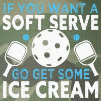 If you want a soft serve go get some Ice Cream Pickleball Legacy Tie Dye Trucker Hat