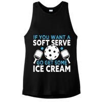 If you want a soft serve go get some Ice Cream Pickleball Ladies PosiCharge Tri-Blend Wicking Tank