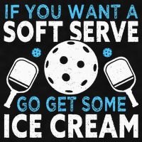 If you want a soft serve go get some Ice Cream Pickleball Ladies PosiCharge Tri-Blend Wicking Tank
