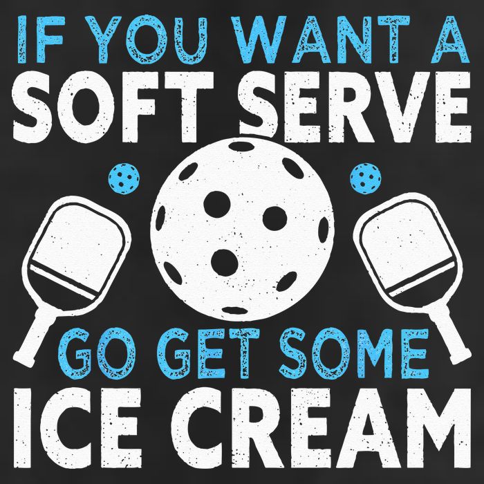If you want a soft serve go get some Ice Cream Pickleball Cool Comfort Performance Bucket Hat