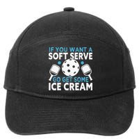 If you want a soft serve go get some Ice Cream Pickleball 7-Panel Snapback Hat