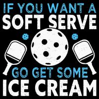 If you want a soft serve go get some Ice Cream Pickleball 7-Panel Snapback Hat