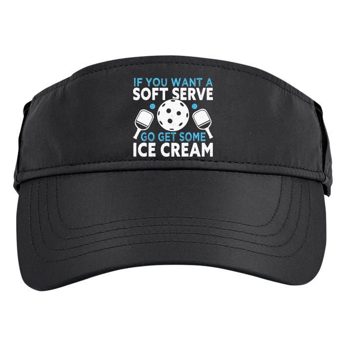 If you want a soft serve go get some Ice Cream Pickleball Adult Drive Performance Visor