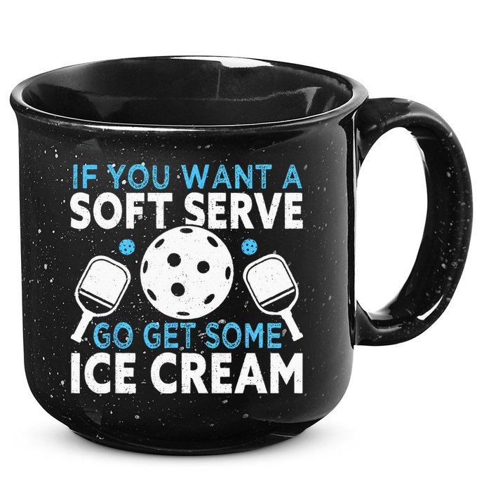 If you want a soft serve go get some Ice Cream Pickleball 15oz Campfire Ceramic Mug