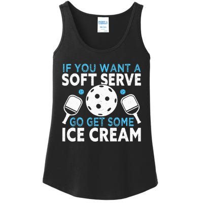 If you want a soft serve go get some Ice Cream Pickleball Ladies Essential Tank