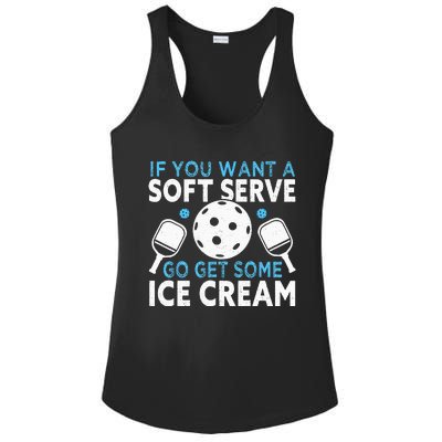 If you want a soft serve go get some Ice Cream Pickleball Ladies PosiCharge Competitor Racerback Tank