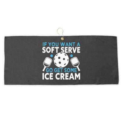 If you want a soft serve go get some Ice Cream Pickleball Large Microfiber Waffle Golf Towel