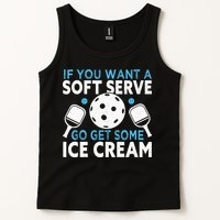 If you want a soft serve go get some Ice Cream Pickleball Tank Top