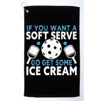 If you want a soft serve go get some Ice Cream Pickleball Golf Towel