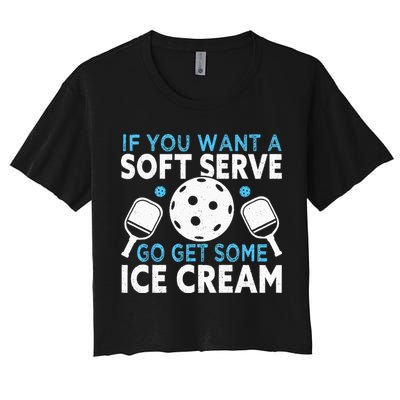 If you want a soft serve go get some Ice Cream Pickleball Crop Top