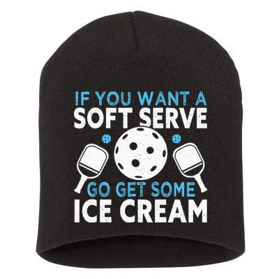 If you want a soft serve go get some Ice Cream Pickleball Short Acrylic Beanie