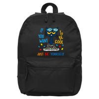 If You Want To Be Cool Just Be Yourself Cat Autism Warrior 16 in Basic Backpack