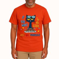If You Want To Be Cool Just Be Yourself Cat Autism Warrior Tall T-Shirt