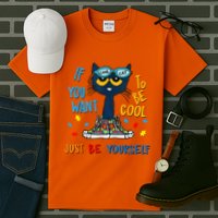 If You Want To Be Cool Just Be Yourself Cat Autism Warrior Tall T-Shirt