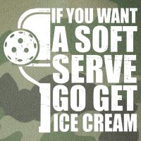 If You Want A Soft Serve Go Get Ice Cream Funny Pickleball Legacy Tie Dye Trucker Hat