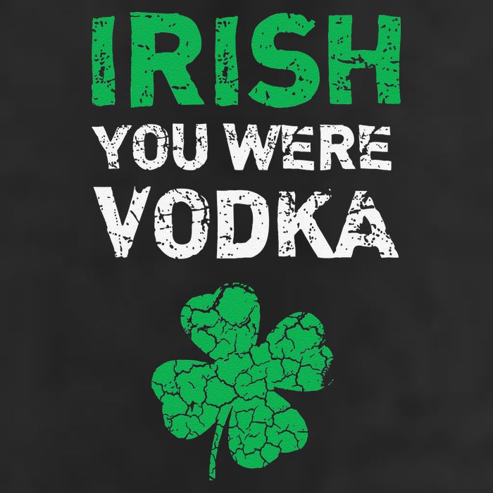 Irish You Were Vodka Funny St. Saint Patrick's Day Adult Drive Performance Visor