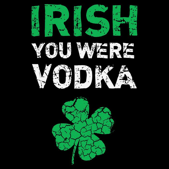 Irish You Were Vodka Funny St. Saint Patrick's Day Mesh Reversible Basketball Jersey Tank
