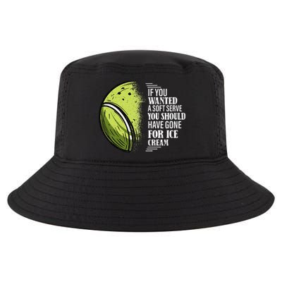 If you Wanted A Soft Serve Funny Tennis Player Cool Comfort Performance Bucket Hat