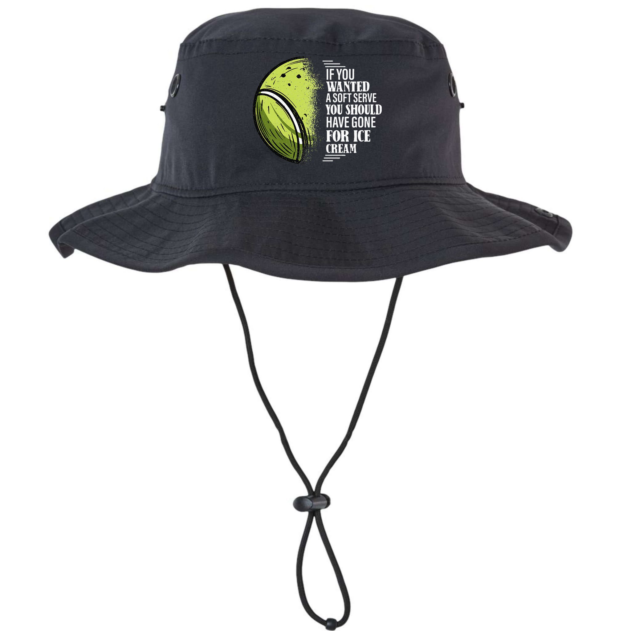 If you Wanted A Soft Serve Funny Tennis Player Bucket Hat