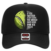 If you Wanted A Soft Serve Funny Tennis Player Hat