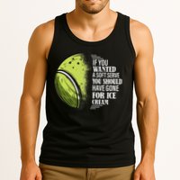 If you Wanted A Soft Serve Funny Tennis Player Tank Top