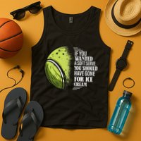 If you Wanted A Soft Serve Funny Tennis Player Tank Top