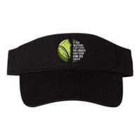 If you Wanted A Soft Serve Funny Tennis Player Valucap Bio-Washed Visor