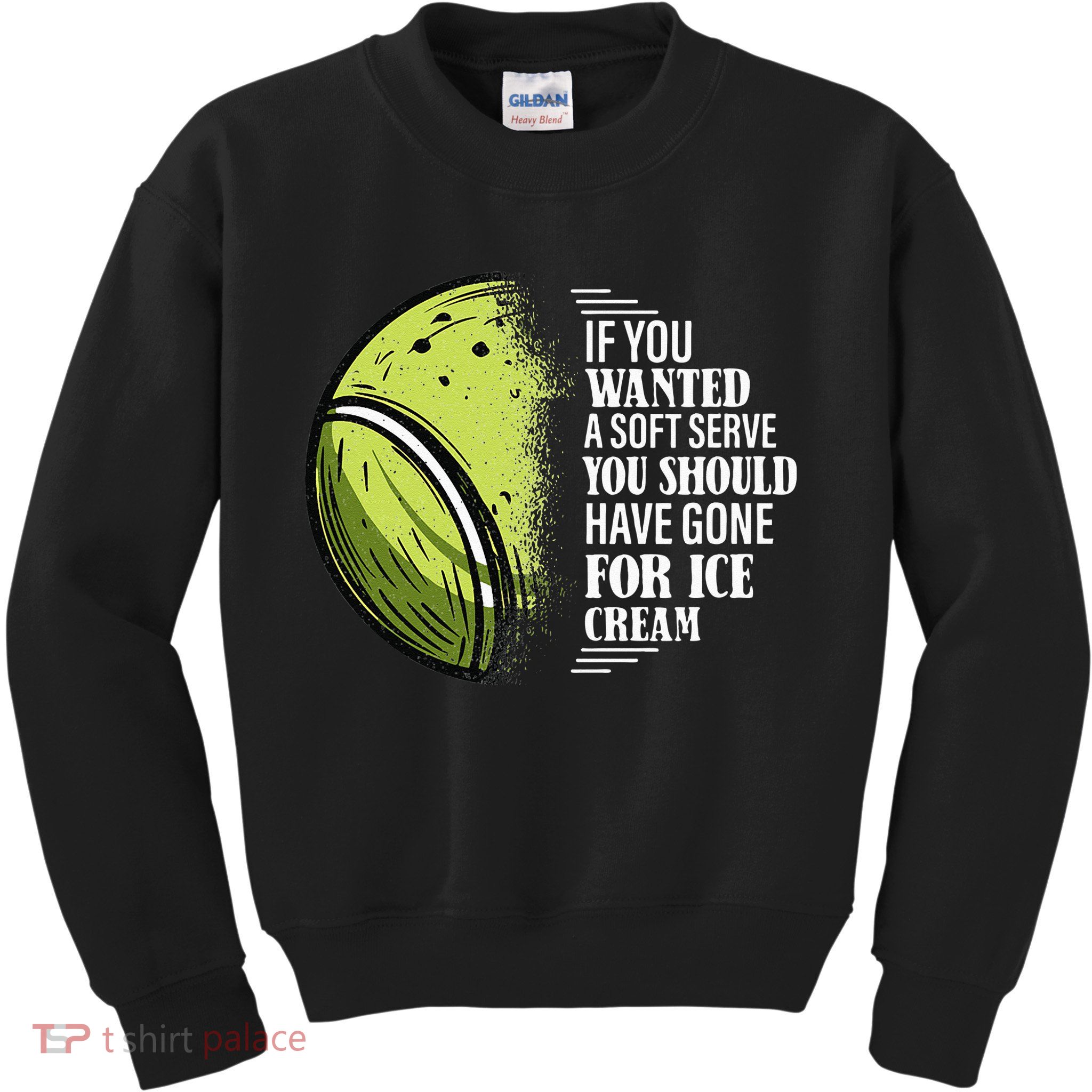 If you Wanted A Soft Serve Funny Tennis Player Kids Sweatshirt