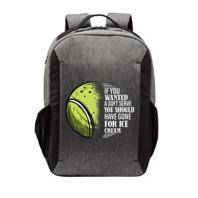 If you Wanted A Soft Serve Funny Tennis Player Vector Backpack