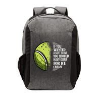 If you Wanted A Soft Serve Funny Tennis Player Vector Backpack