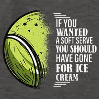 If you Wanted A Soft Serve Funny Tennis Player Vector Backpack