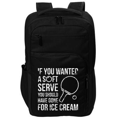 If You Wanted A Soft Serve Ping Pong Impact Tech Backpack