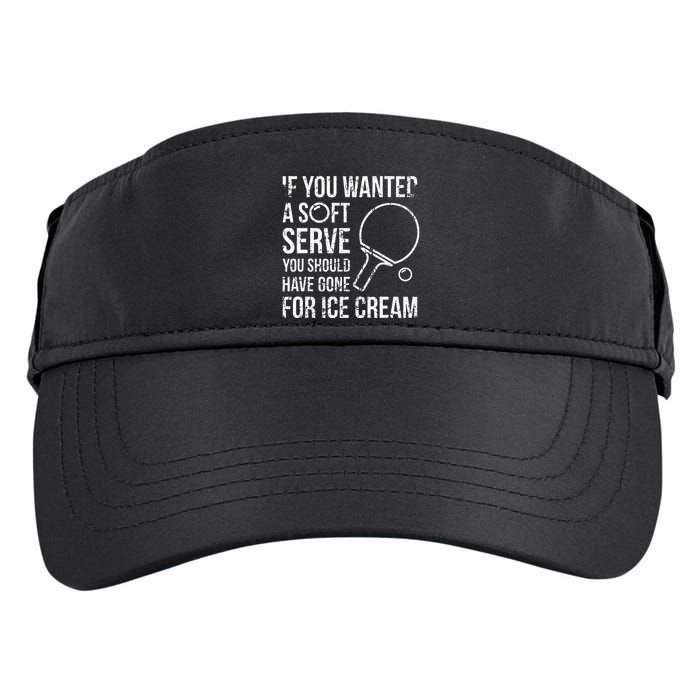 If You Wanted A Soft Serve Ping Pong Adult Drive Performance Visor