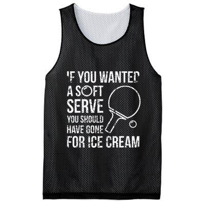 If You Wanted A Soft Serve Ping Pong Mesh Reversible Basketball Jersey Tank