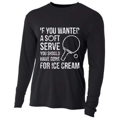 If You Wanted A Soft Serve Ping Pong Cooling Performance Long Sleeve Crew