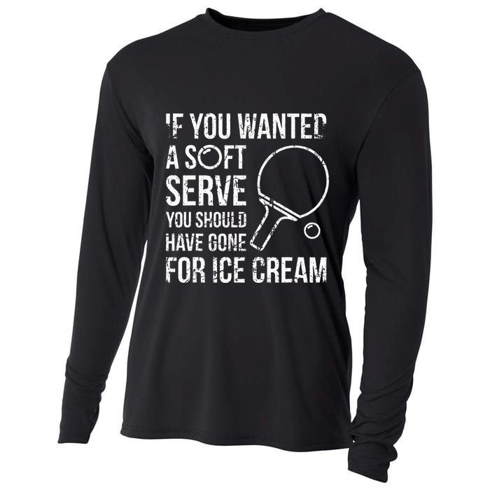 If You Wanted A Soft Serve Ping Pong Cooling Performance Long Sleeve Crew