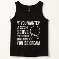 If You Wanted A Soft Serve Ping Pong Tank Top