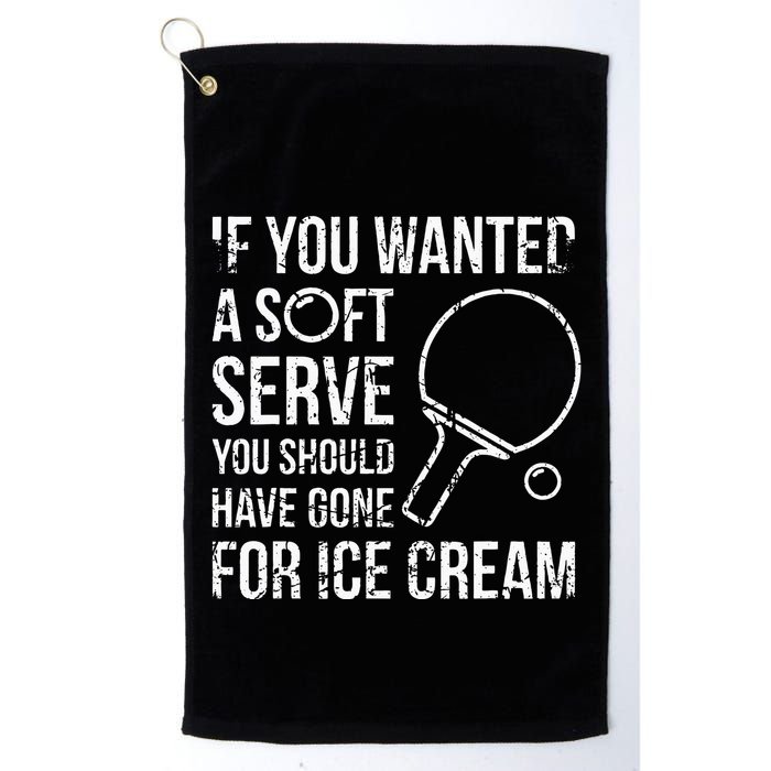 If You Wanted A Soft Serve Ping Pong Golf Towel