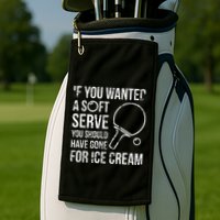 If You Wanted A Soft Serve Ping Pong Golf Towel
