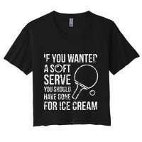 If You Wanted A Soft Serve Ping Pong Crop Top