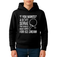 If You Wanted A Soft Serve Ping Pong Kids Hoodie