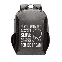 If You Wanted A Soft Serve Ping Pong Vector Backpack
