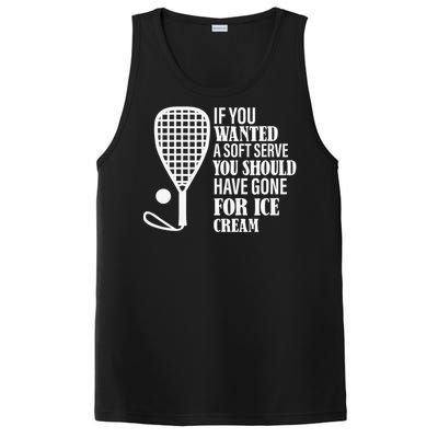 If You Wanted A Soft Serve Funny Racquetball Player Gift PosiCharge Competitor Tank