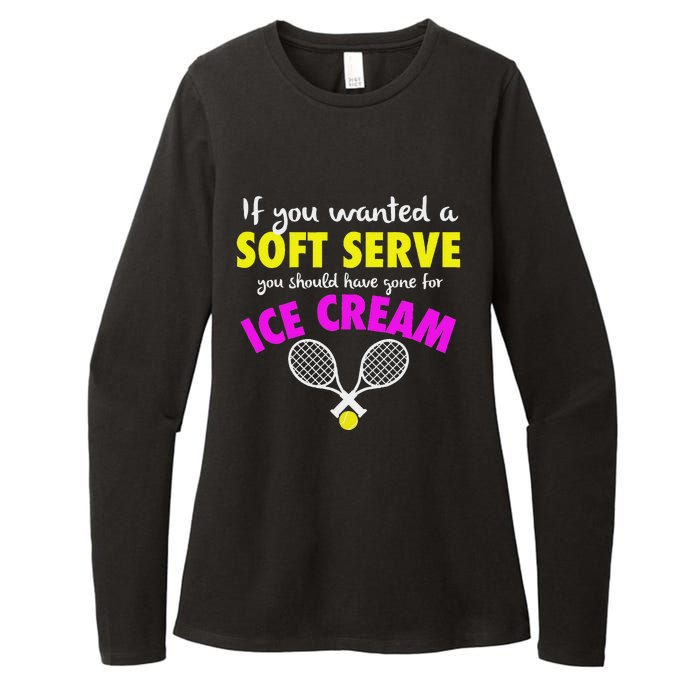 If You Wanted A Soft Serve Tennis Womens CVC Long Sleeve Shirt