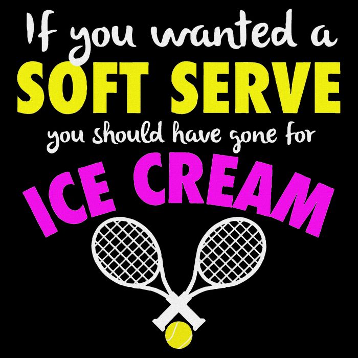 If You Wanted A Soft Serve Tennis 16 in Basic Backpack